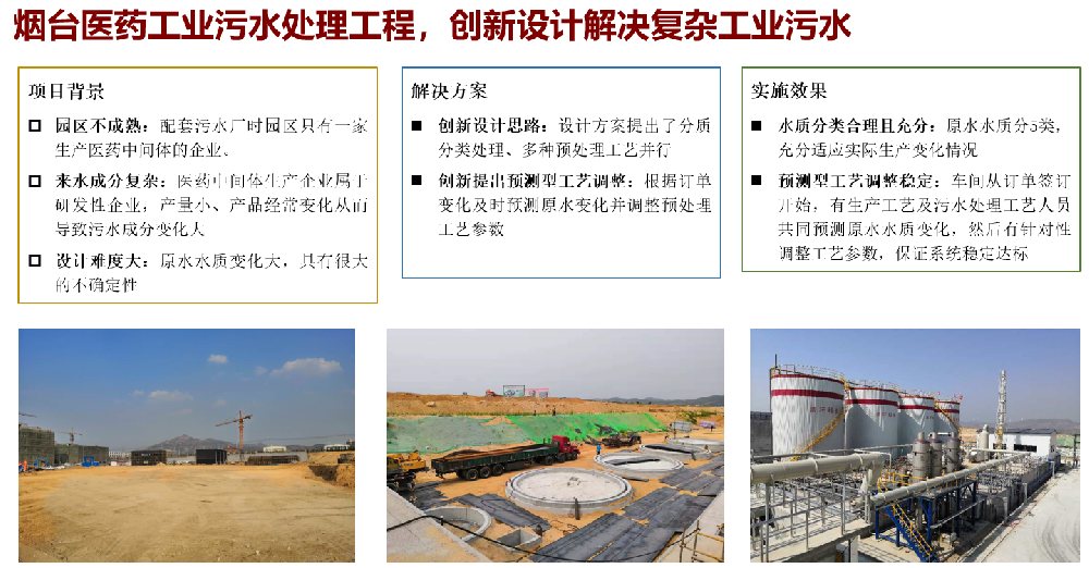 煙臺醫(yī)藥工業(yè)污水處理工程